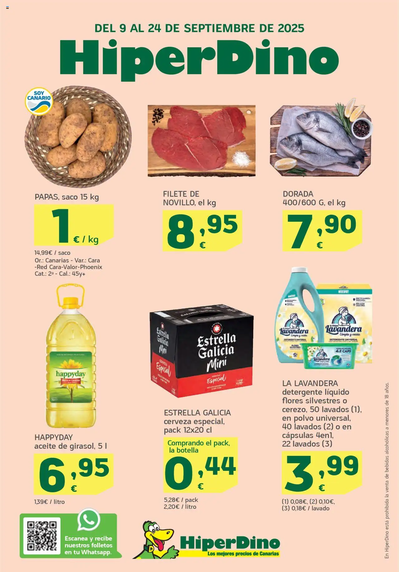 HiperDino Folleto 09/09 - 24/09/2025 Ofertas