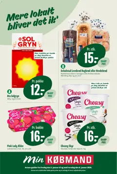 Eksempel på tilbudsavis Tilbudsavis fra butik Min Købmand gyldig fra 02/01/2026