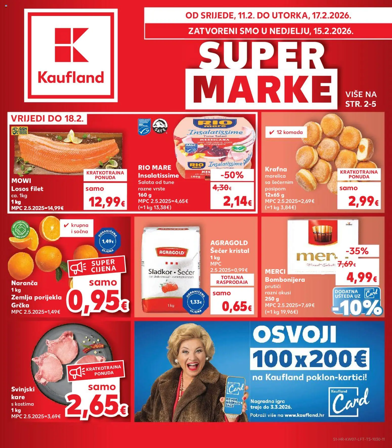 Pregled letka Karlovac trgovine Kaufland vrijedi od 11.02.2026