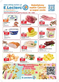 Pogląd gazetki "E.Leclerc gazetka - Elbląg I" ze sklepu E.Leclerc ważnej od 30.03.2026