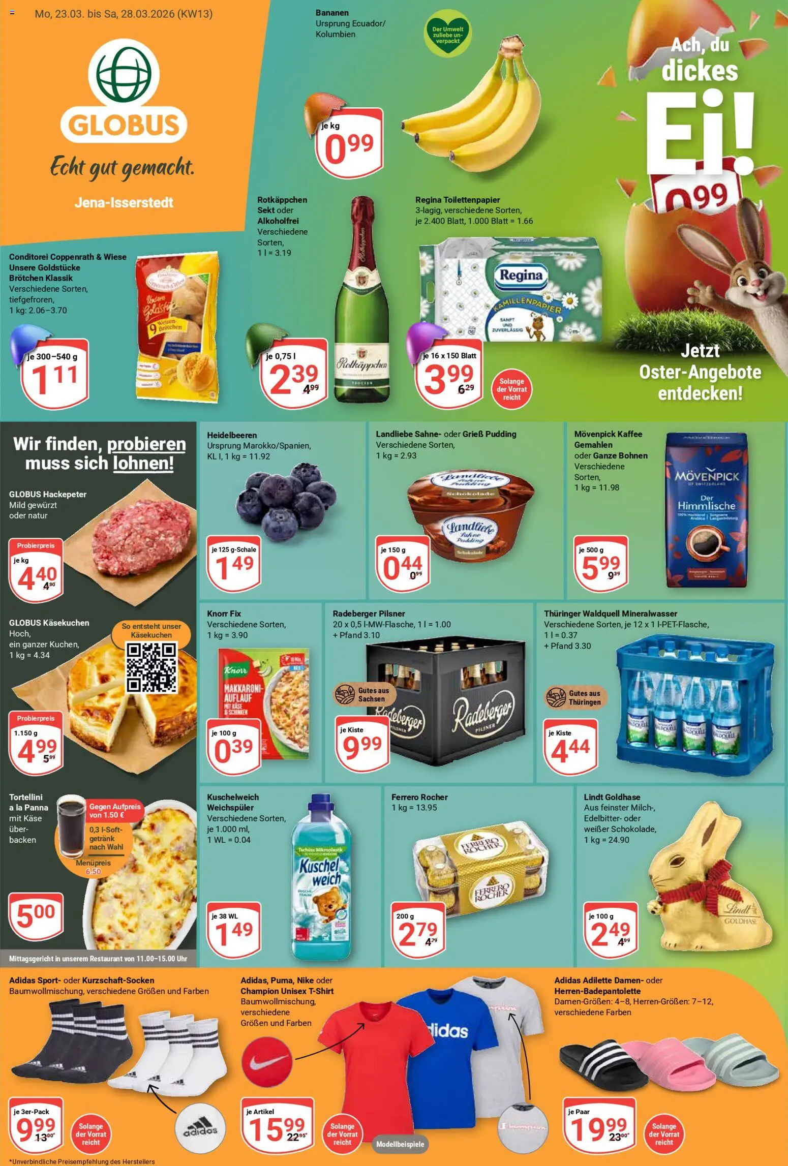 Vorschau von dem Prospekt des Geschäftes Globus, gültig ab dem 23.03.2026