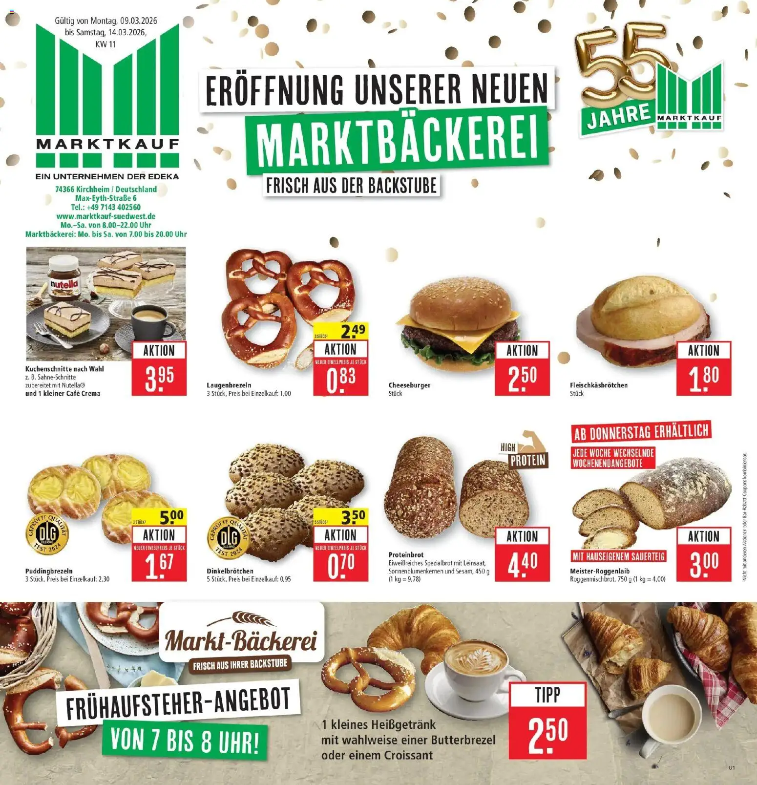 Vorschau von dem Prospekt des Geschäftes Marktkauf, gültig ab dem 09.03.2026