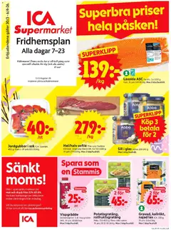 Förhandsgranska reklamblad Stockholm från butik ICA Supermarket gäller från 30/03/2026
