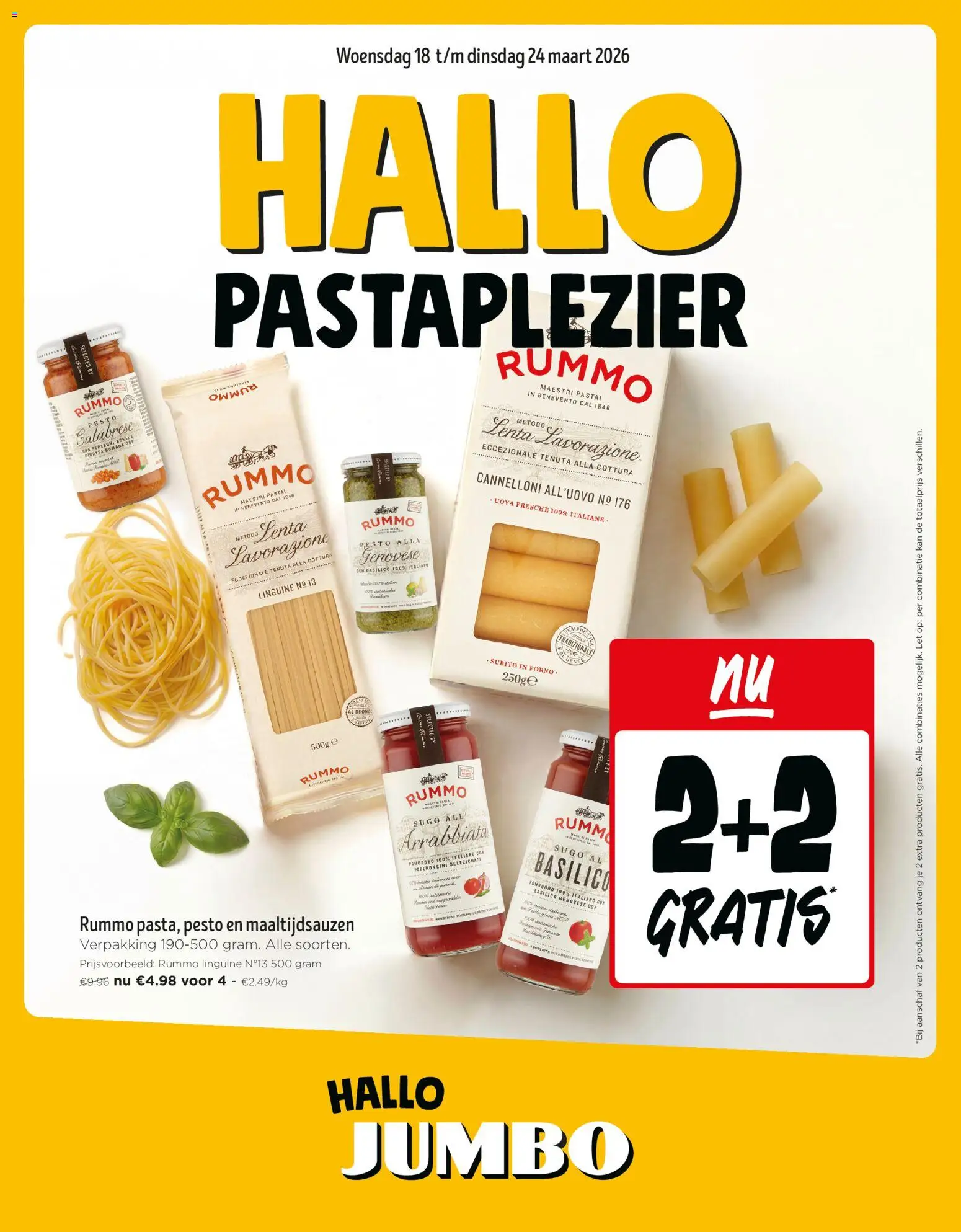 Voorbeeld van JUMBO Folder / Publicité van winkel JUMBO geldig vanaf 18/03/2026