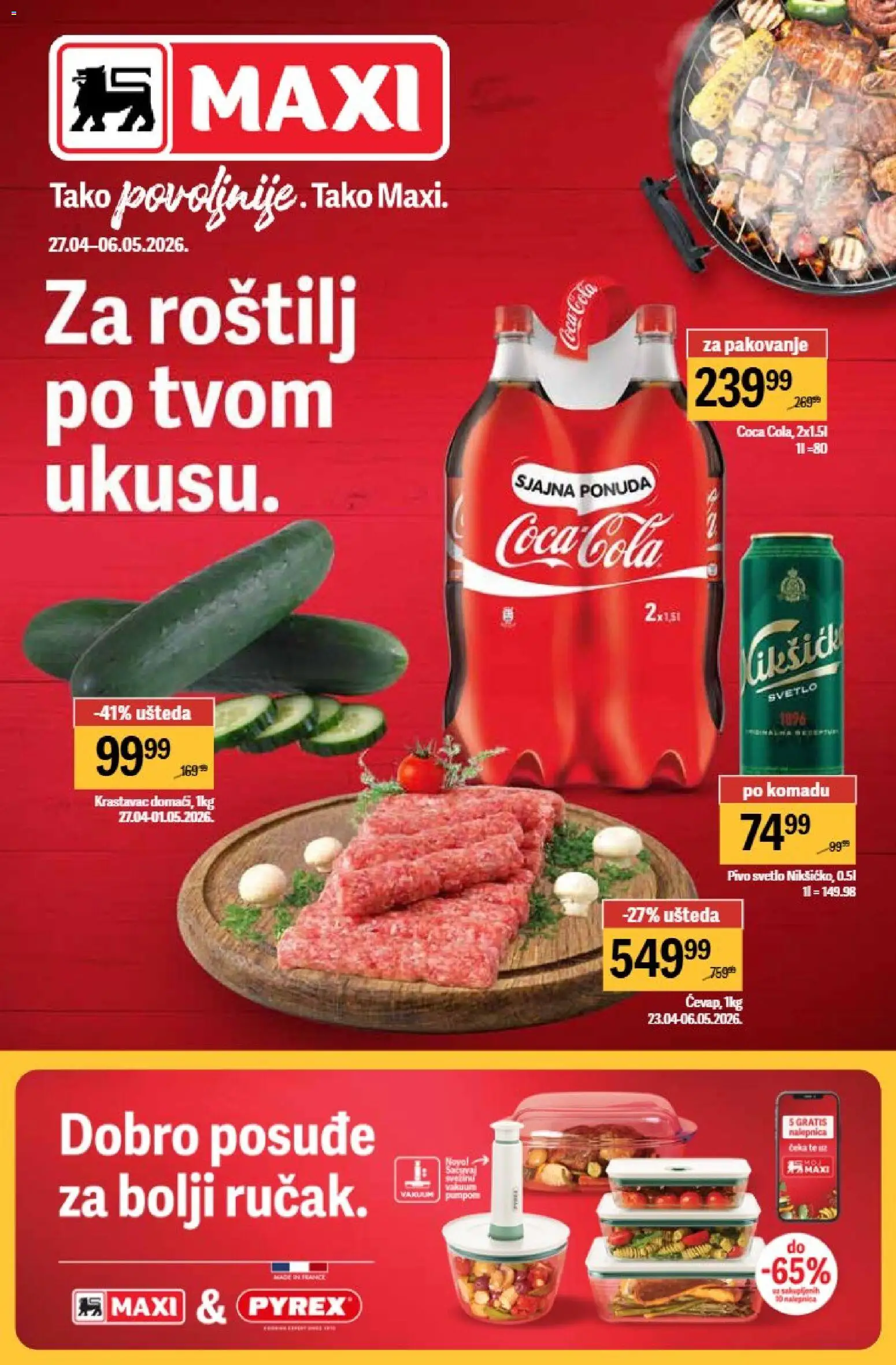 Pregled Maxi kataloga - važi od 27.04.2026