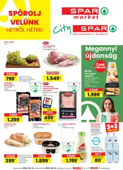 Spar Market - Akciós újság Spar Market megtekintése, amely érvényes 2025.08.14.-től