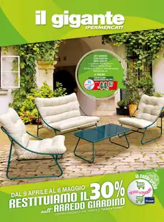 Anteprima dell'opuscolo Il Gigante volantino Aria Aperta dal negozio Il Gigante valido da 09/04/2026