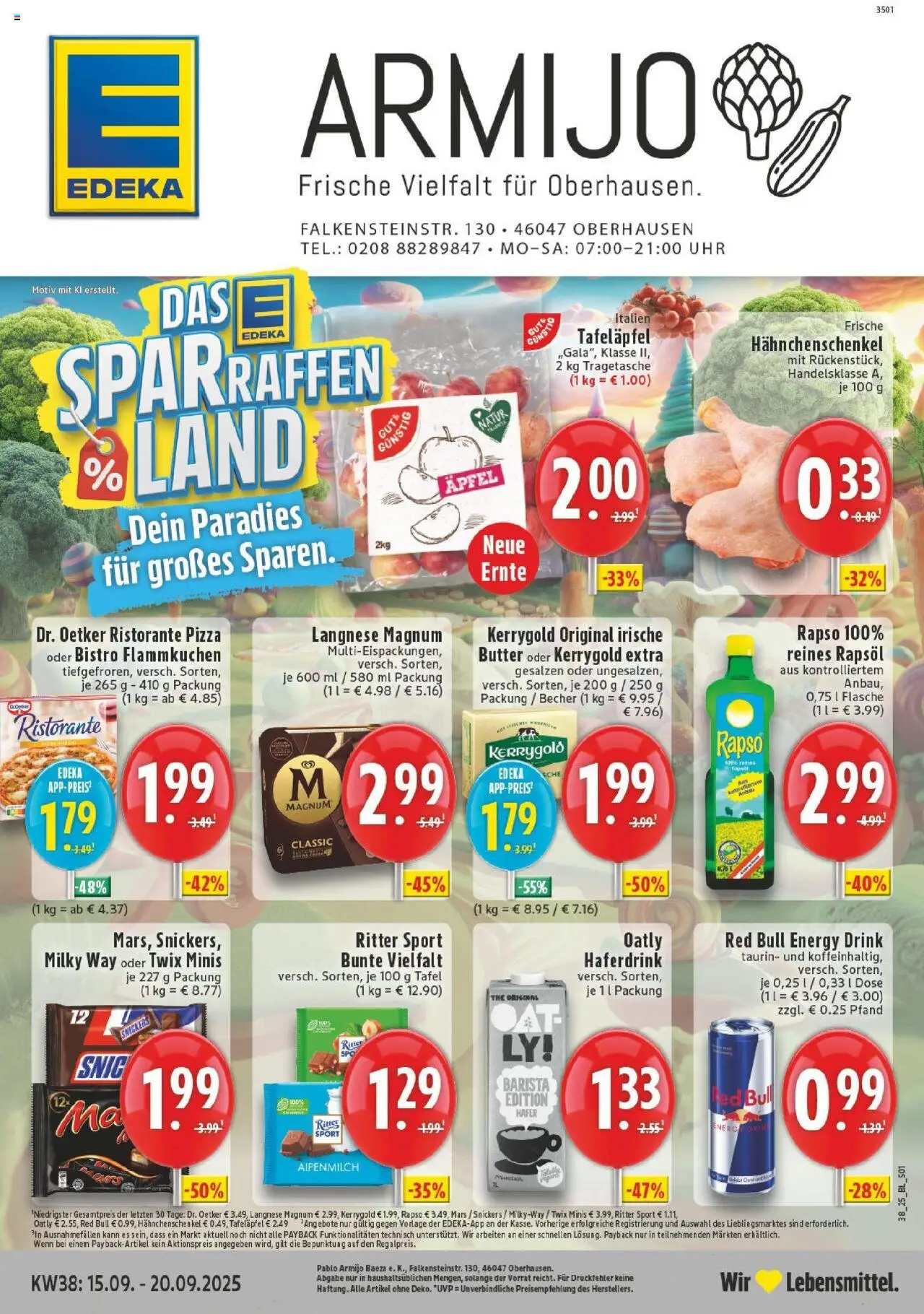 EDEKA Prospekt ab 14.09.2025 - Prospekt Oberhausen Online