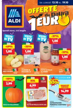 Anteprima dell'opuscolo Attuale volantino dal negozio Aldi valido da 13/10/2025