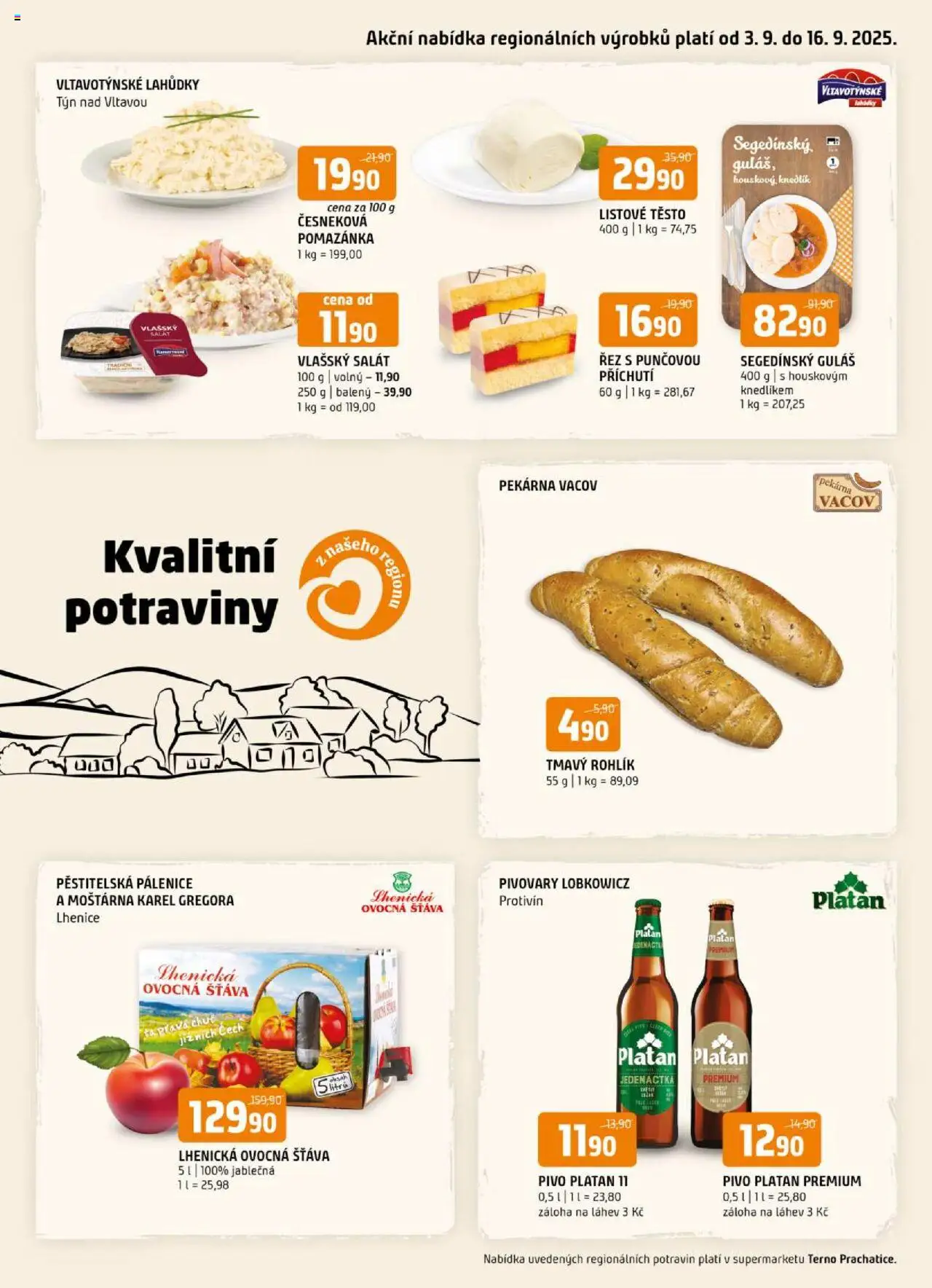  Terno Leták - Prachatice (03.09.2025 - 16.09.2025)
