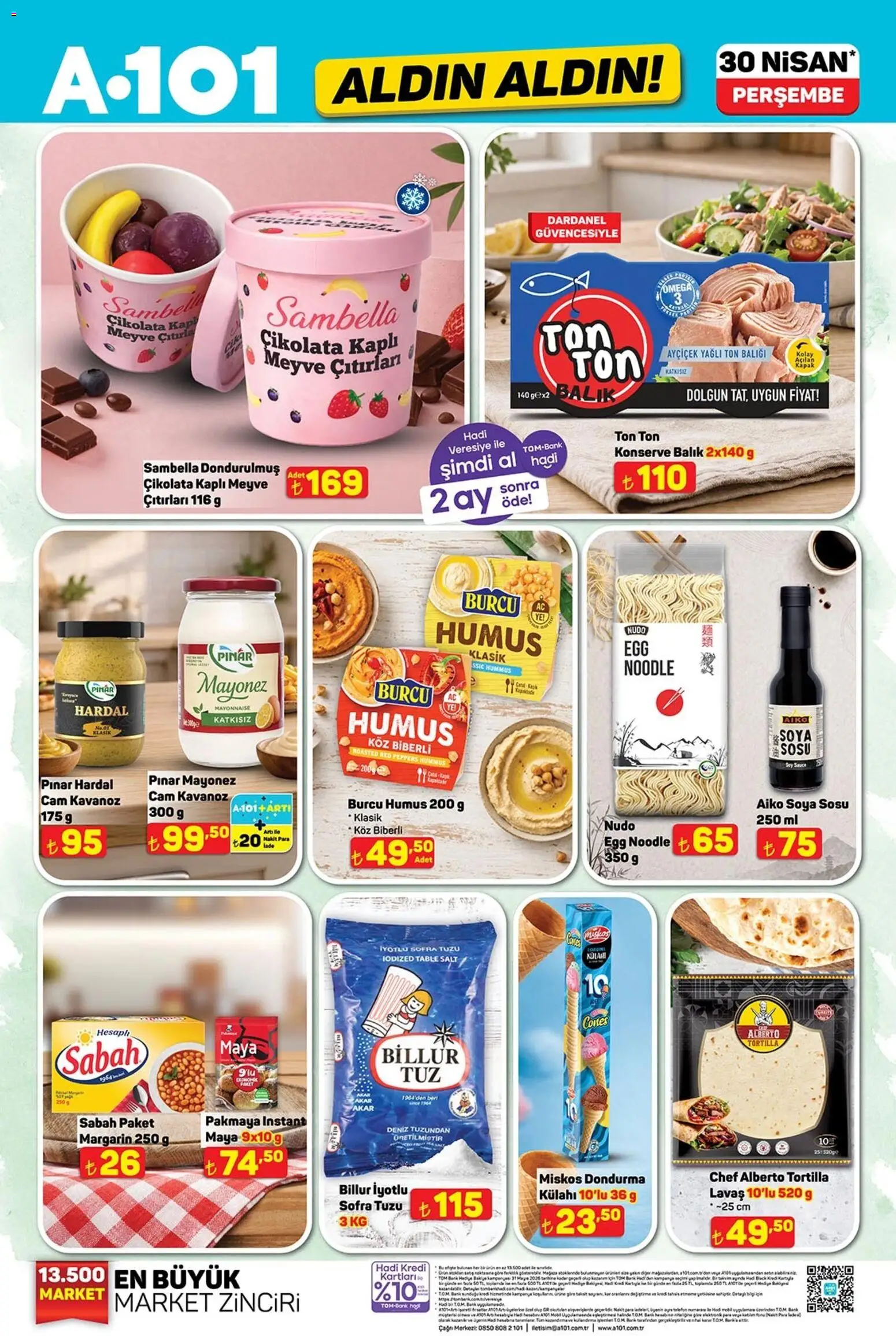 A101 A101 - Katalog Aldın Aldın 30.04.2026 - Broşürünün önizlemesi