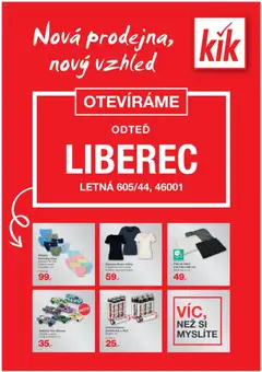 Náhled nabídky: Kik Leták - Liberec platný od 12.08.2025