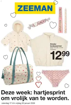 Voorbeeld van Folder van winkel Zeeman geldig vanaf 17/01/2026