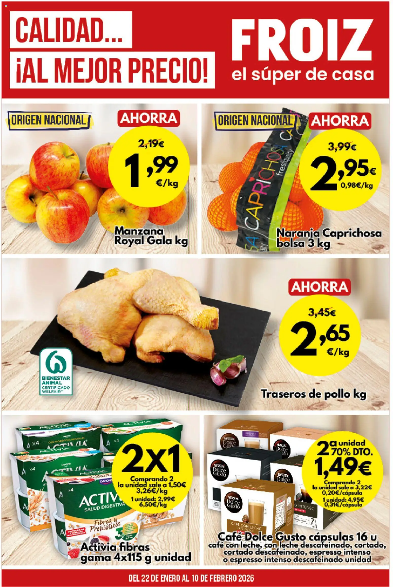 Vista previa del folleto de la tienda Froiz válido desde el 22/01/2026 