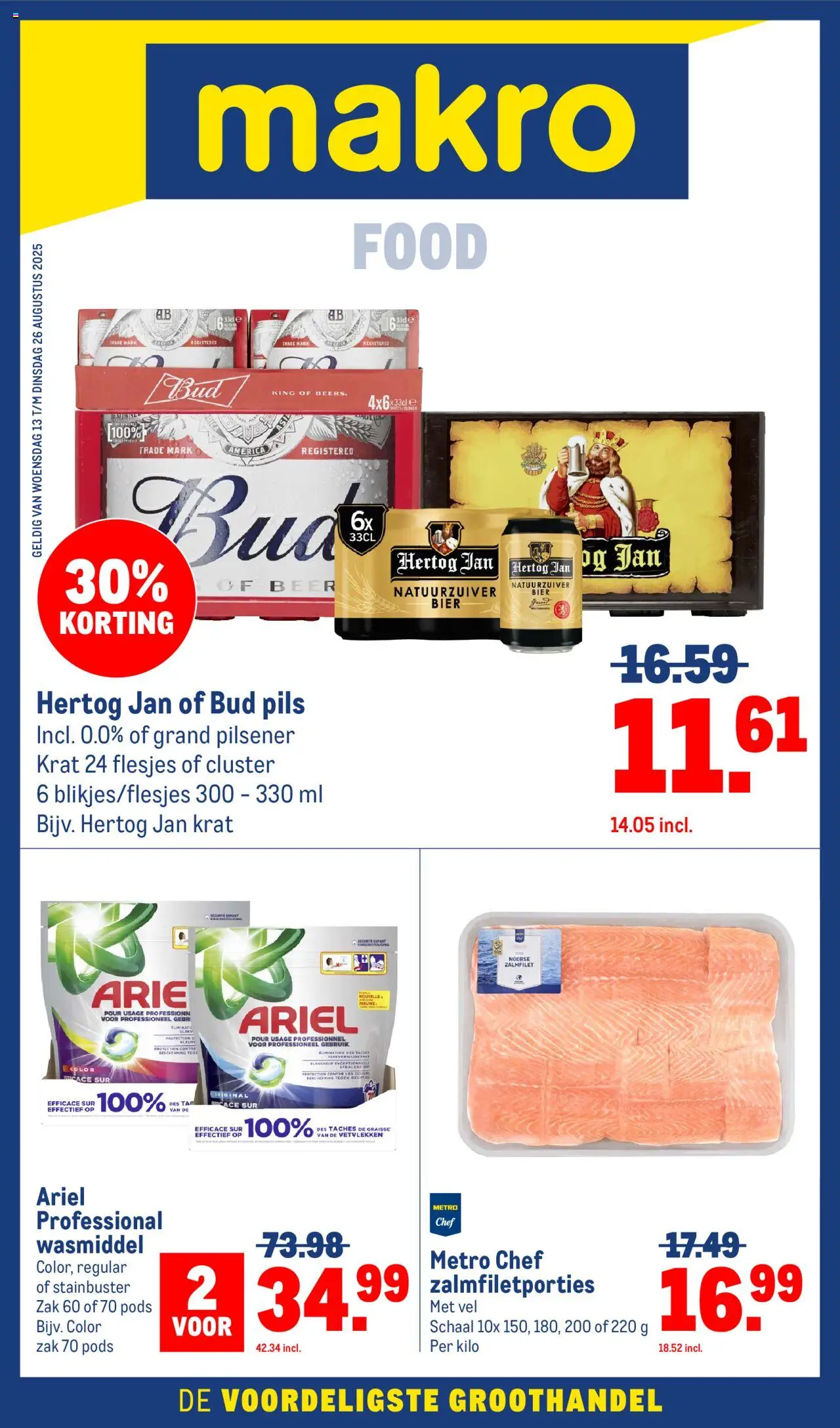 Makro shop Folder geldig vanaf 13-08-2025 - Paginanummer 1