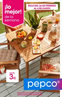 Vista previa del folleto de la tienda Pepco válido desde el 26/02/2026 