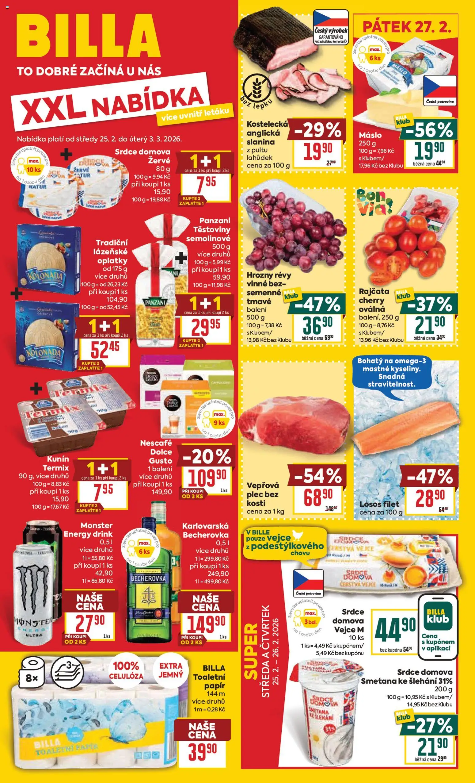 Náhled nabídky: Billa Malý leták platný od 25.02.2026