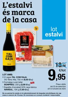 Vista previa del folleto de la tienda Bonpreu válido desde el 23/09/2025 
