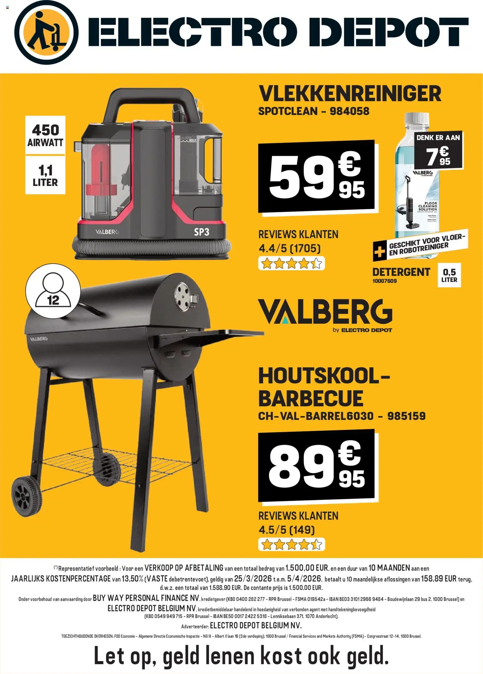 Voorbeeld van Electro Depot Folder van winkel Electro Depot geldig vanaf 25/03/2026 - Barbecue, Houtskool