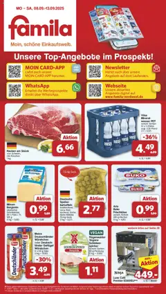 Vorschau von dem Prospekt des Geschäftes Famila Nordwest, gültig ab dem 08.09.2025