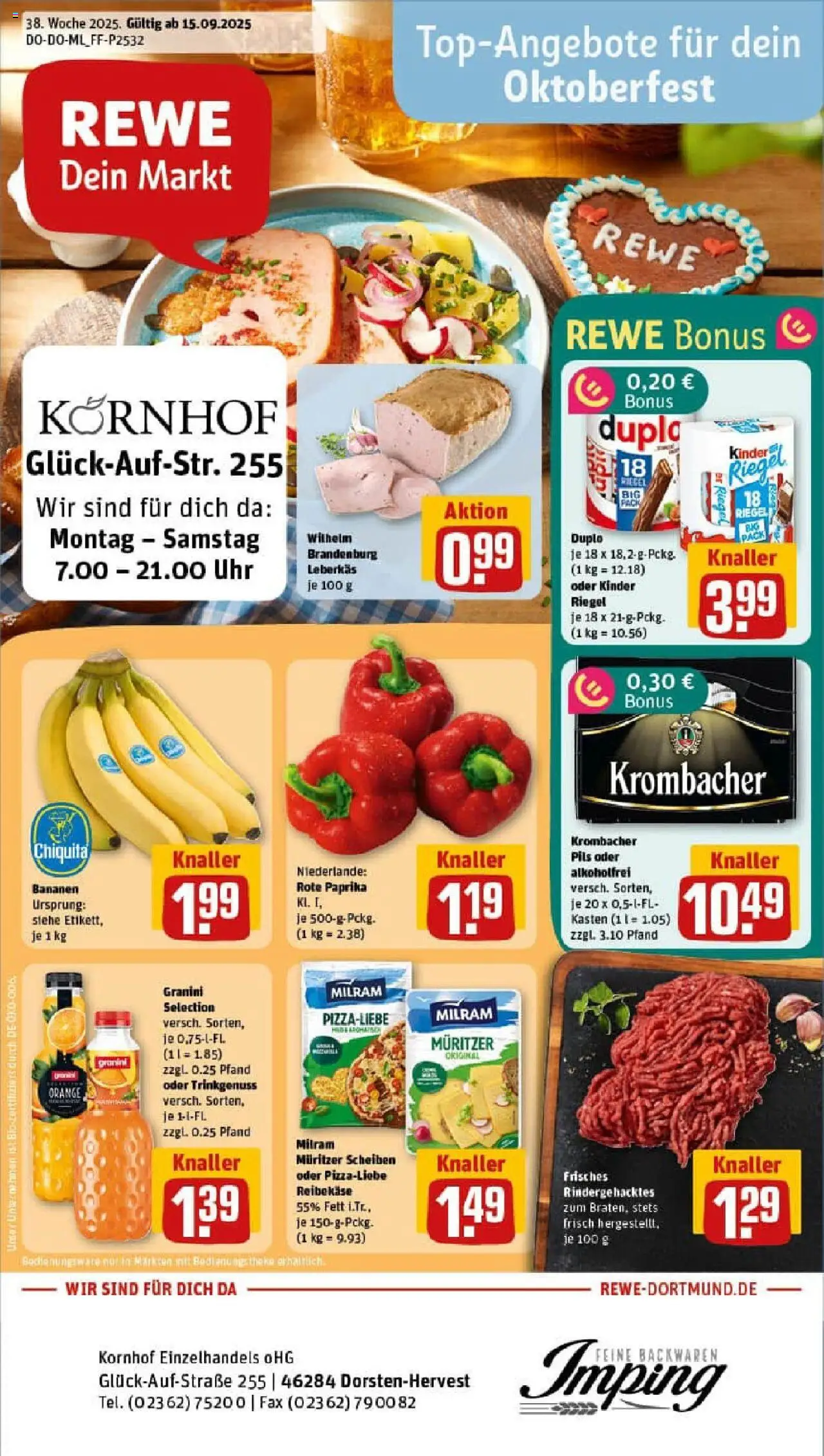 REWE Prospekt ab 14.09.2025 nächste Woche - Prospekt Dorsten	