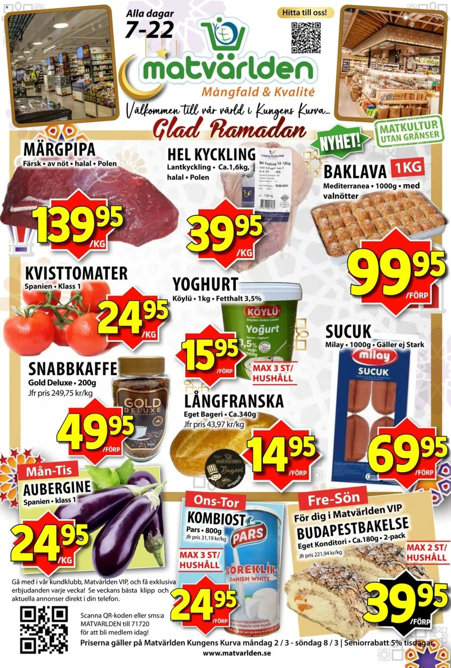 Förhandsgranska reklamblad Matvärlden erbjudanden från butik Matvärlden gäller från 02/03/2026