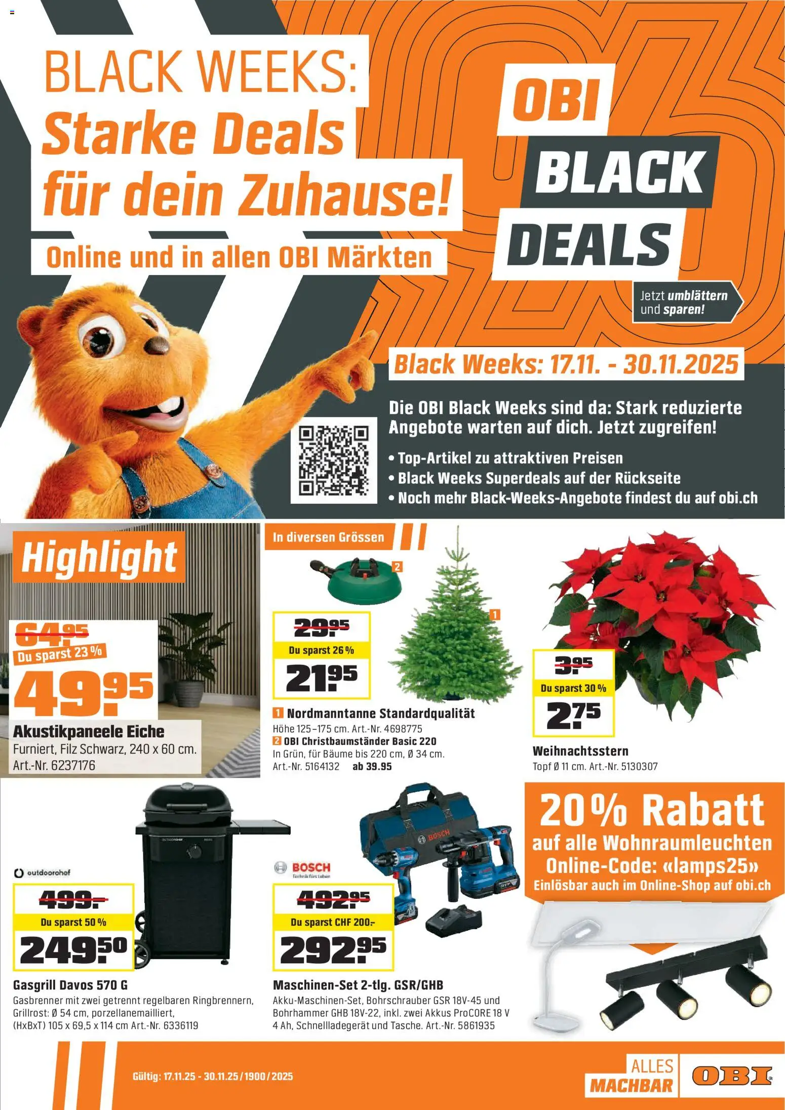Vorschau des Merkblatts Alles machbar mit OBI. vom Shop OBI gültig von 15.11.2025 bis 30.11.2025