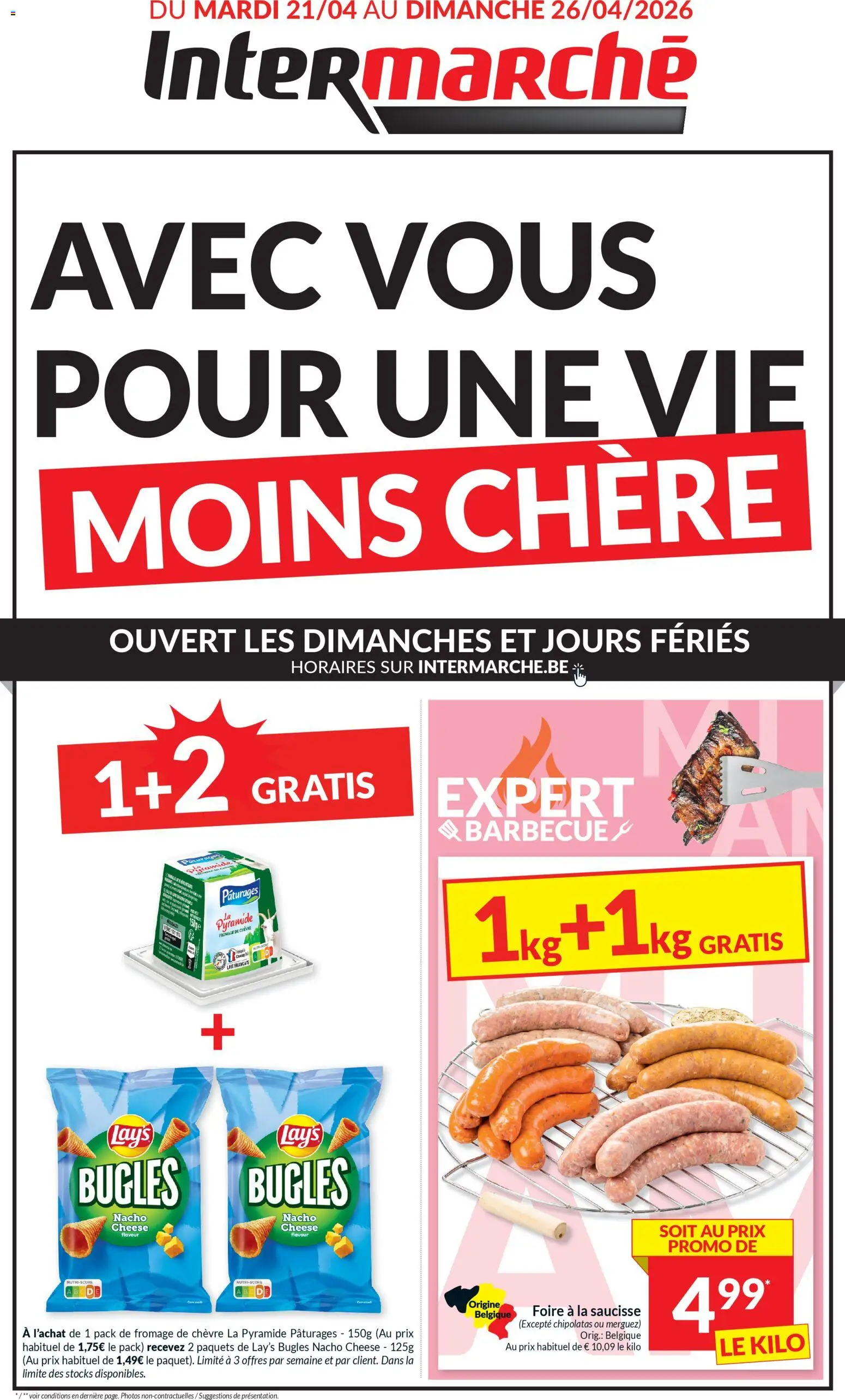 Voorbeeld van Intermarché Folder de la semaine 17 van winkel Intermarché geldig vanaf 21/04/2026