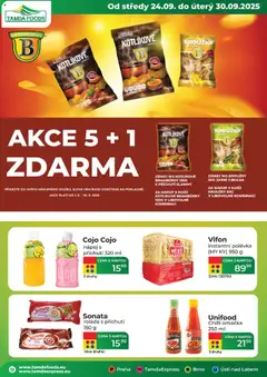 Náhled nabídky: Tamda Foods Leták platný od 24.09.2025