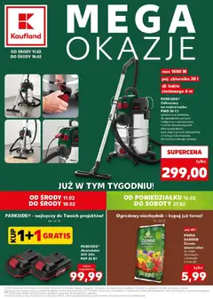Pogląd gazetki "Mega okazje" ze sklepu Kaufland ważnej od 11.02.2026