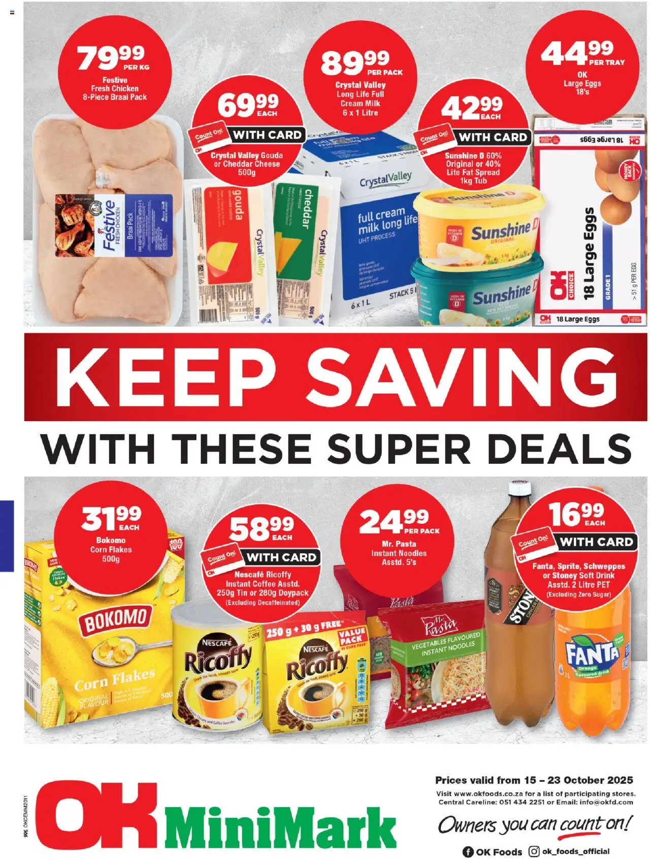 OK Foods Northern Cape - OK MiniMark from 15/10 - 23/10/2025 > Promotions