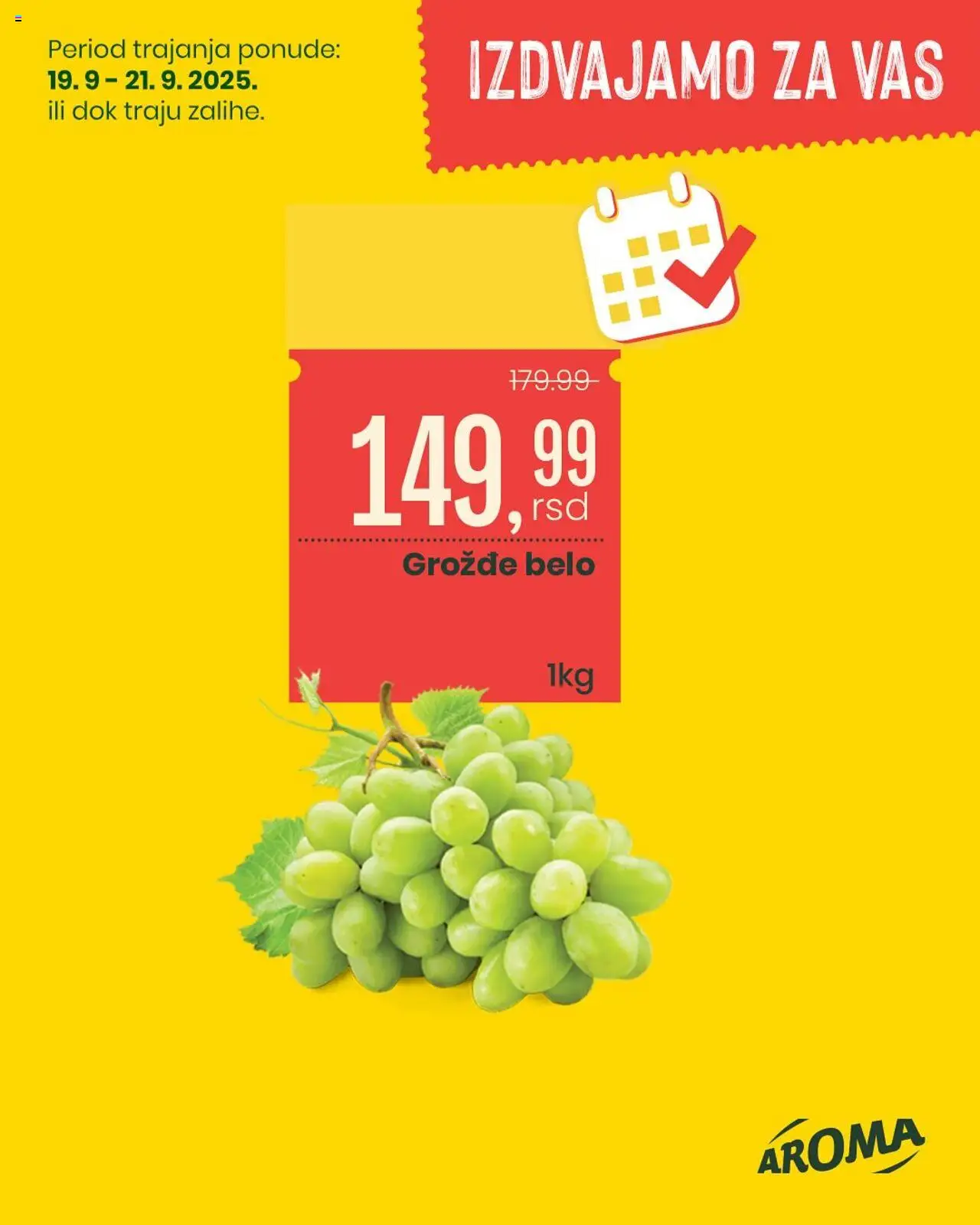 Aroma Market katalog važi od 19.09.2025 - stranica 1