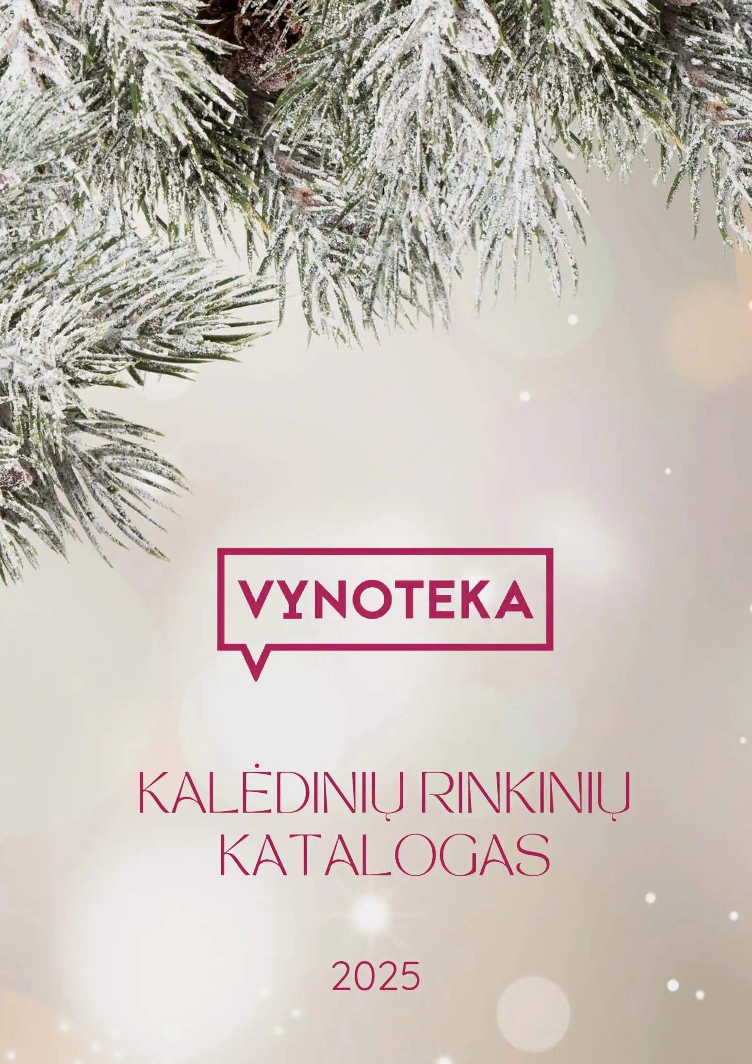 VYNOTEKA parduotuvės leidinio Leidinys - Kalėdinių rinkinių galiojančio nuo 2025.11.03 peržiūra