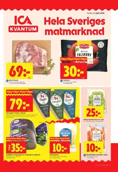 Förhandsgranska reklamblad ICA Kvantum erbjudanden från butik ICA Kvantum gäller från 13/04/2026