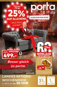Vorschau von dem Prospekt des Geschäftes Porta!, gültig ab dem 27.10.2025