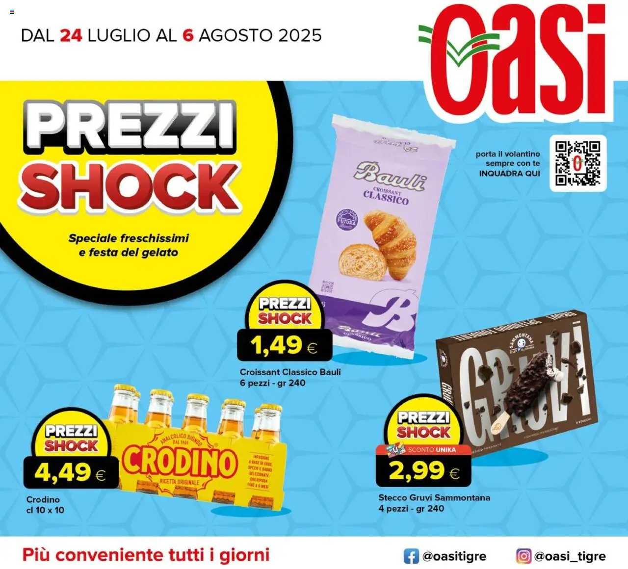 Volantino Oasi valido da 24/07/2025 numero di pagina 1