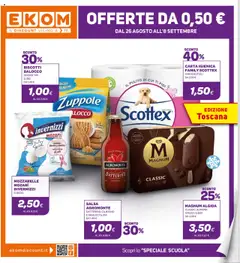 Anteprima dell'opuscolo Volantino Toscana dal negozio Ekom valido da 26/08/2025