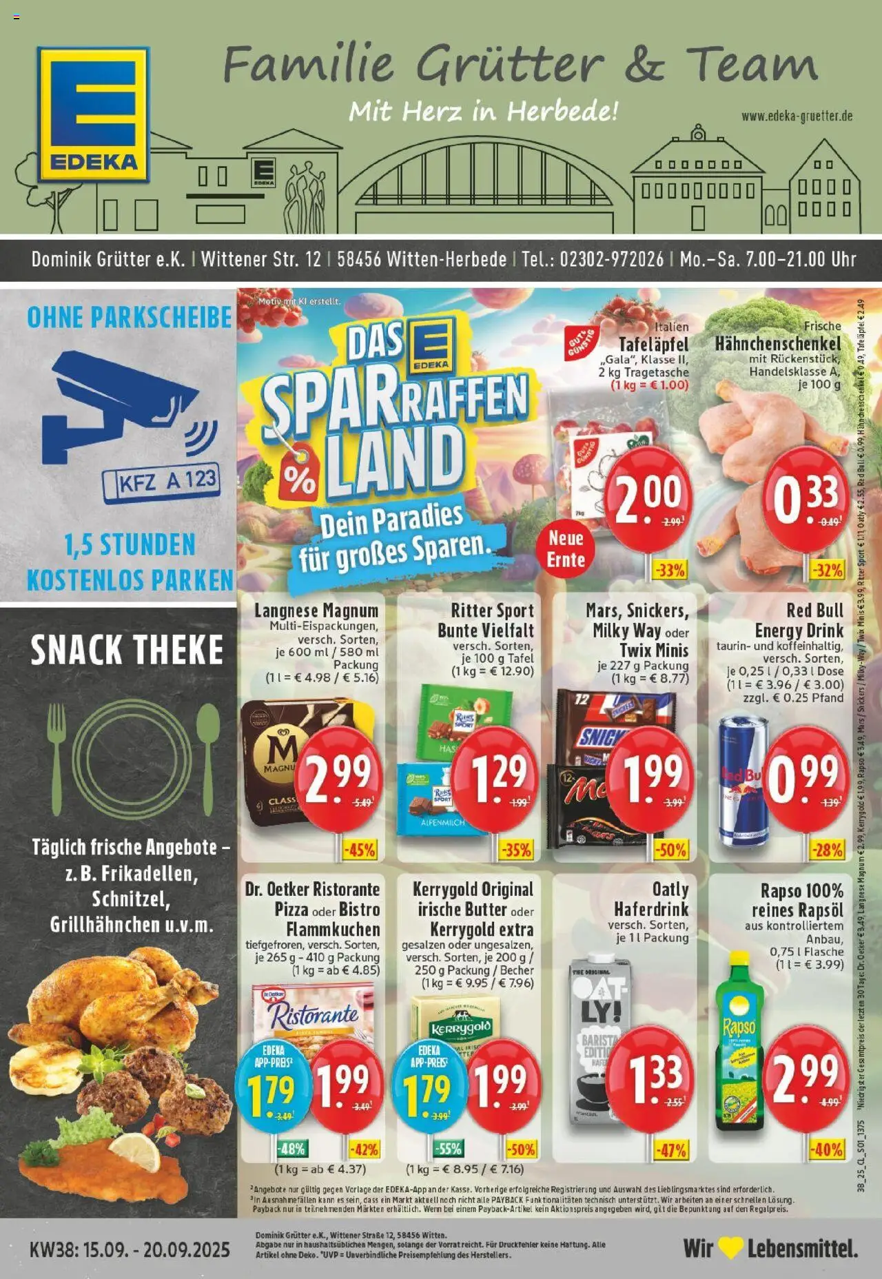 EDEKA Prospekt ab 14.09.2025 - Prospekt Witten-Herbede Online