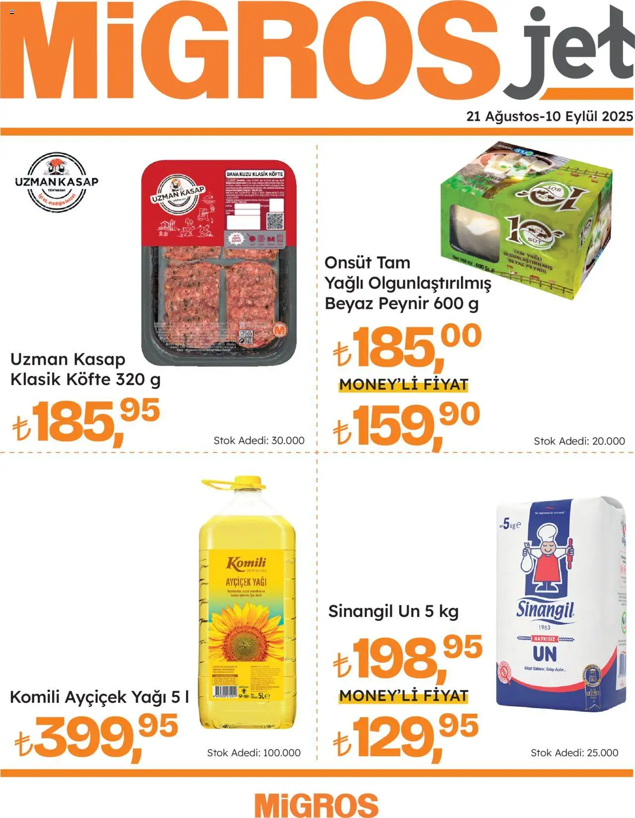 Migros Katalog 21 Ağustos 2025 - Broşür "Migros Jet Dijital" - Sayfa numarası 1