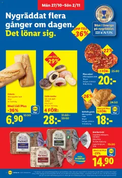 Förhandsgranska reklamblad Aktuella reklamblad Lidl från butik Lidl gäller från 27/10/2025 | Sida : 4