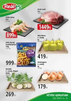 Reál - Reál Bevásárló hétvége - Kisalföld megtekintése, amely érvényes 2026.04.16.-től