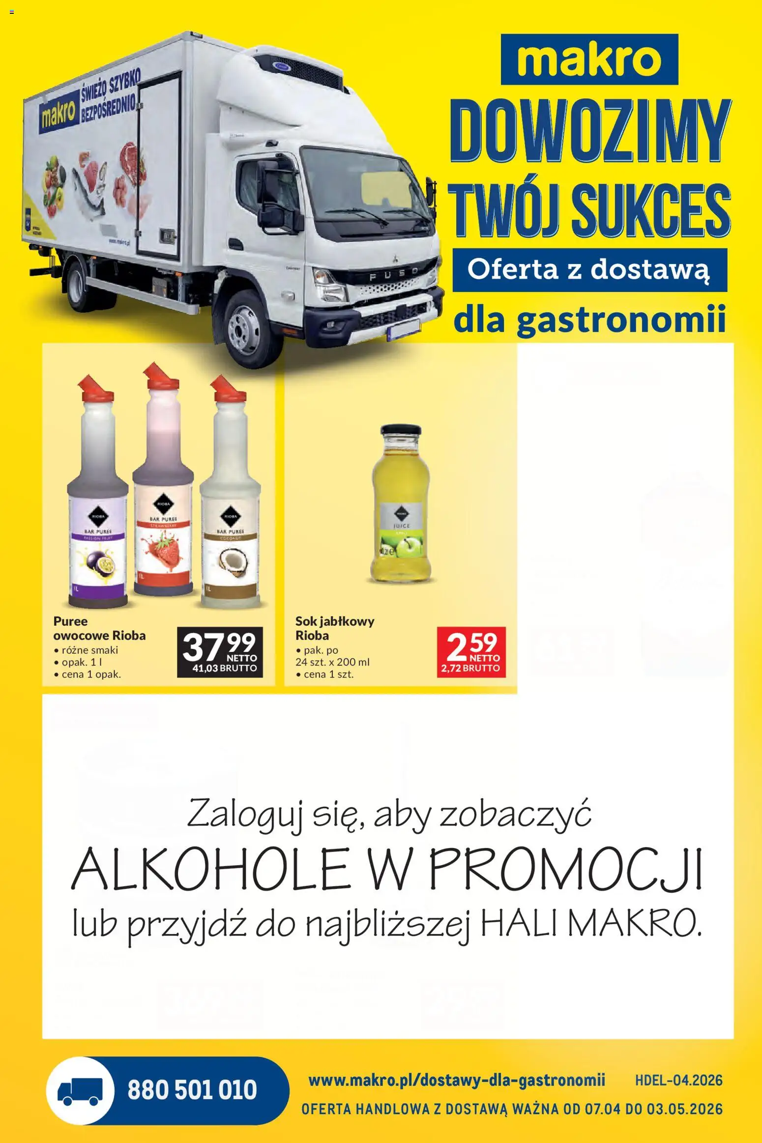 Pogląd gazetki "Makro gazetka - Dostawy dla gastronomii" ze sklepu Makro ważnej od 07.04.2026