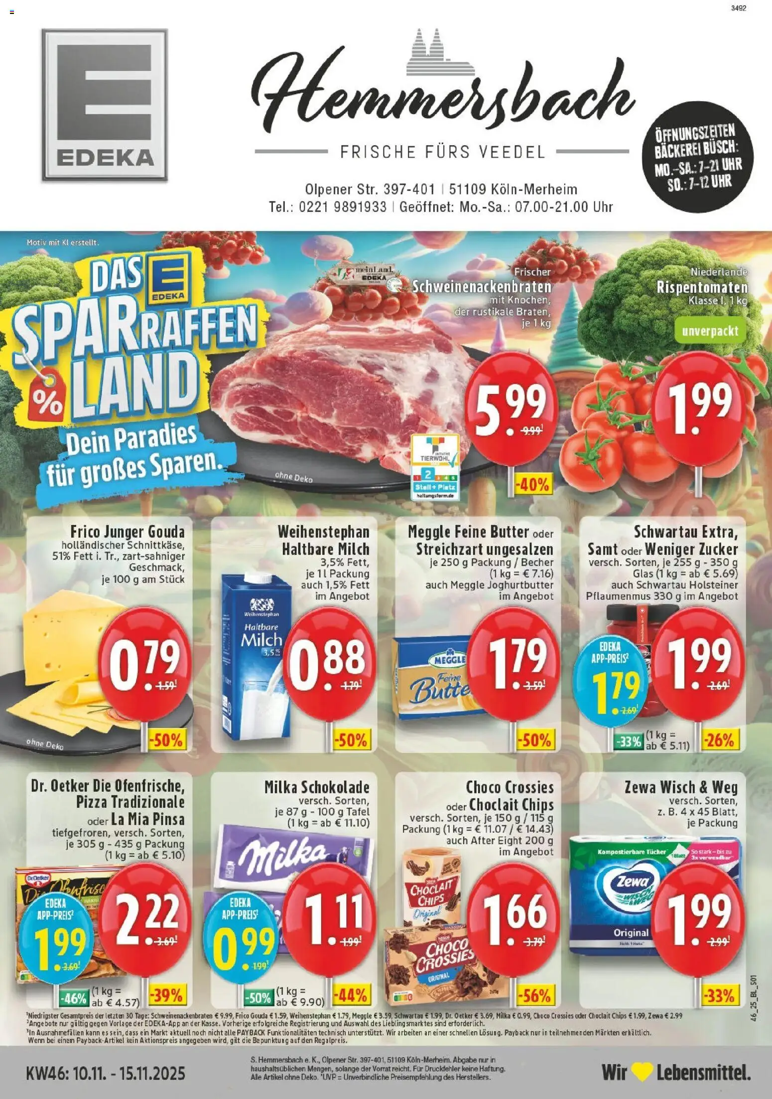 Vorschau von dem Prospekt des Geschäftes Edeka, gültig ab dem 09.11.2025