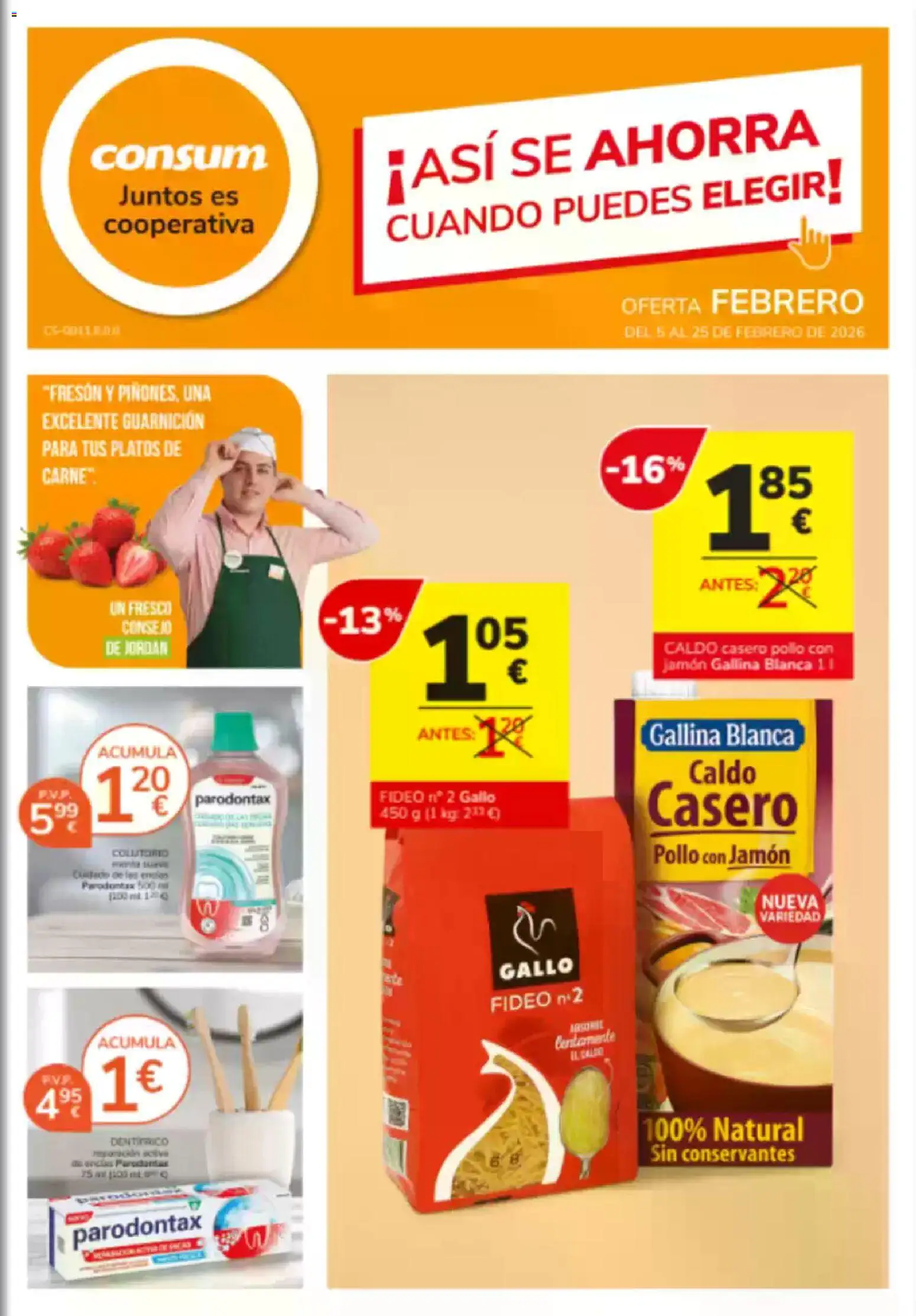 Vista previa del folleto de la tienda Consum válido desde el 05/02/2026 