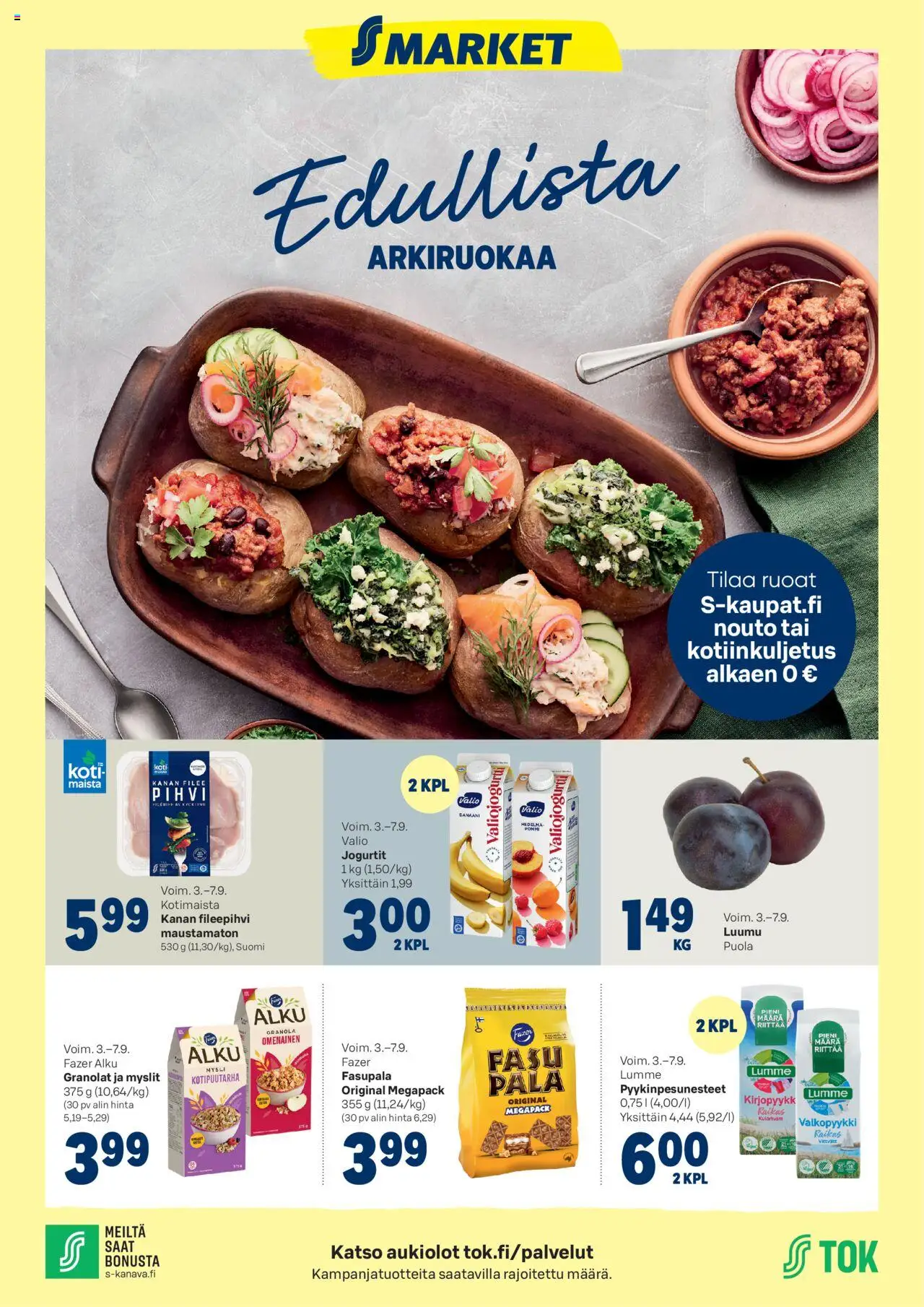 S-market-kaupan Tarjoukset voimassa 03/09/2025 - Sivulla 1