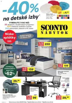 Náhľad Sconto nábytok letáku platného od 06.08.2025