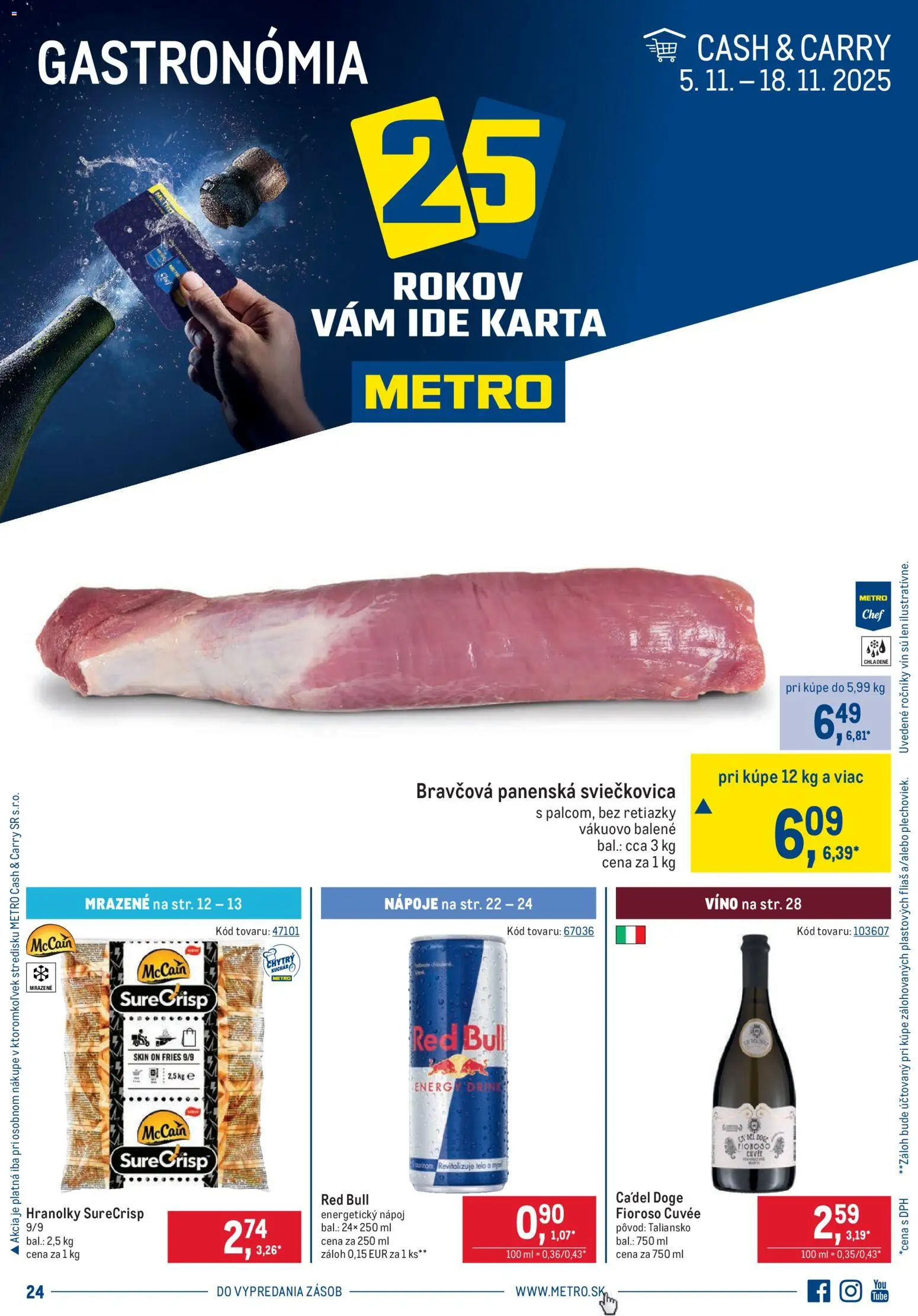 Náhľad Metro letáku platného od 05.11.2025