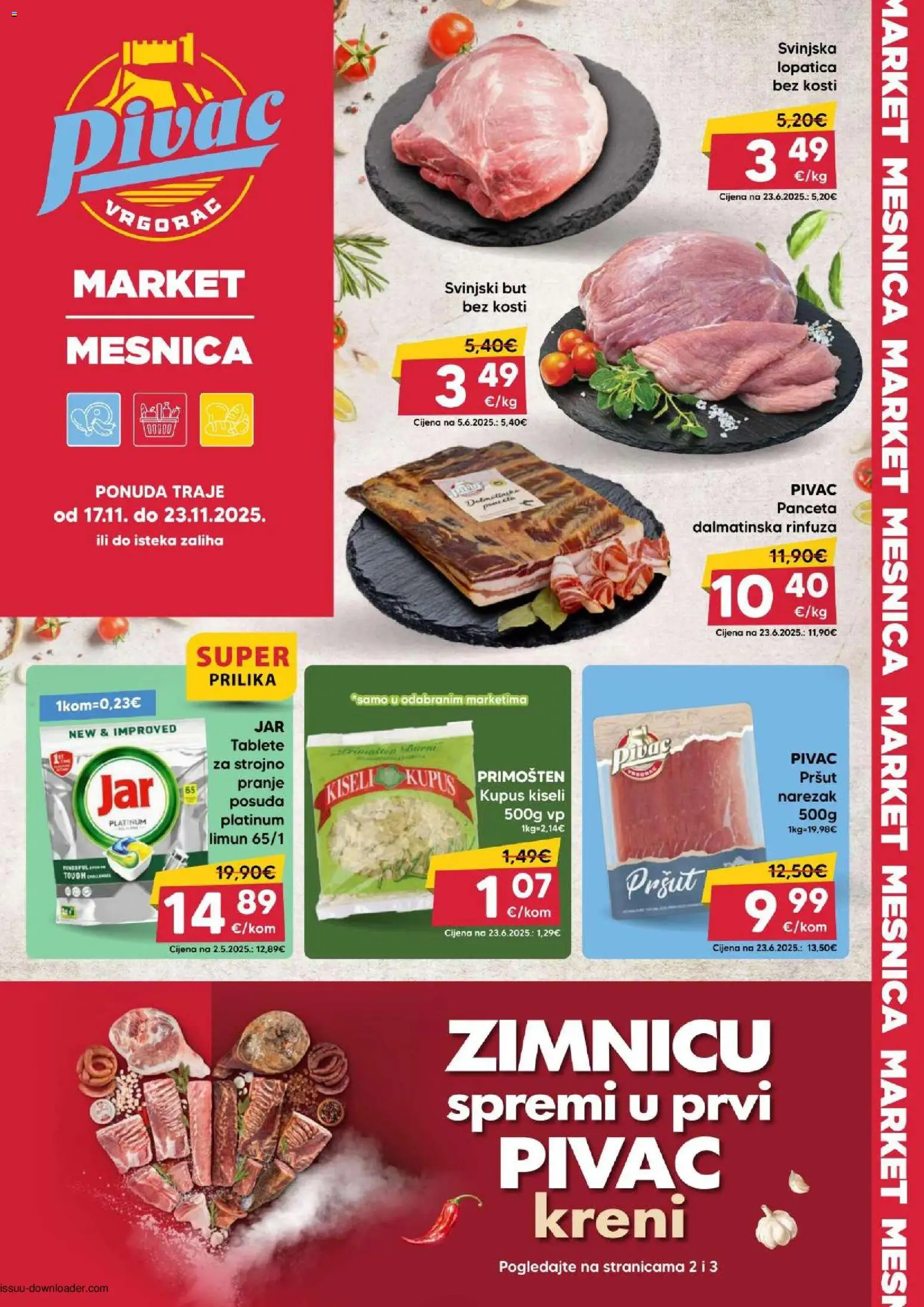 Pregled letka Katalog trgovine Pivac vrijedi od 17.11.2025