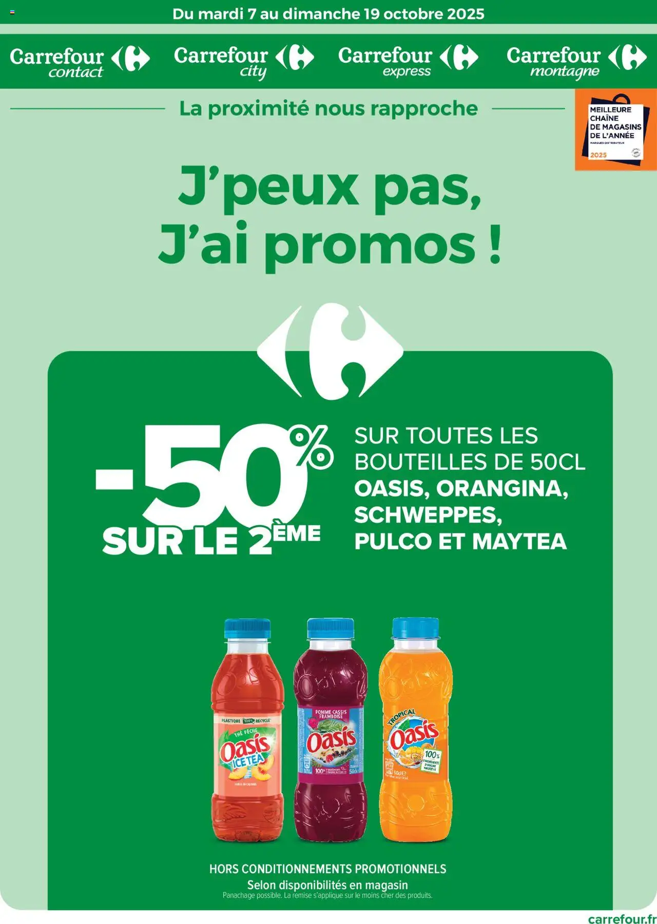 Le book de vos sorties de la boutique Carrefour City valable du 07/10/2025 - Page numéro 1 - Cassis, Distributeur, Pomme, Thé, Ice tea, Framboise