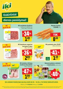 IKI parduotuvės leidinio Leidinys - Specialūs pasiūlymai IKI Žardė ir IKI Lazdijai parduotuvės klientams galiojančio nuo 2025.09.29 peržiūra